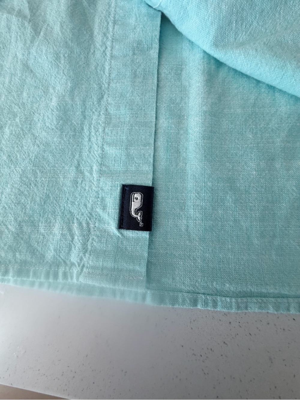 Vineyard Vines Men's Button-Down Shirt in Aqua - Picture 4 of 7
